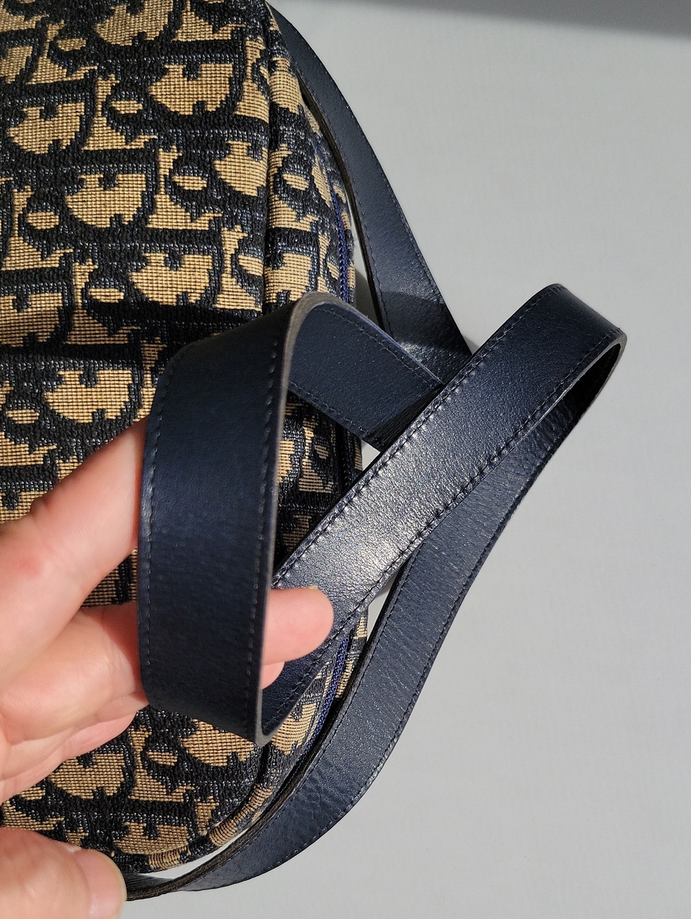 Vintage Christian Dior Oblique Jacquard Shoulder Bag - Picture 11 of 16